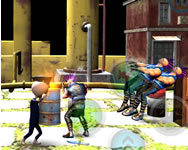 Dragon Ball - Stickman police vs gangsters street fight